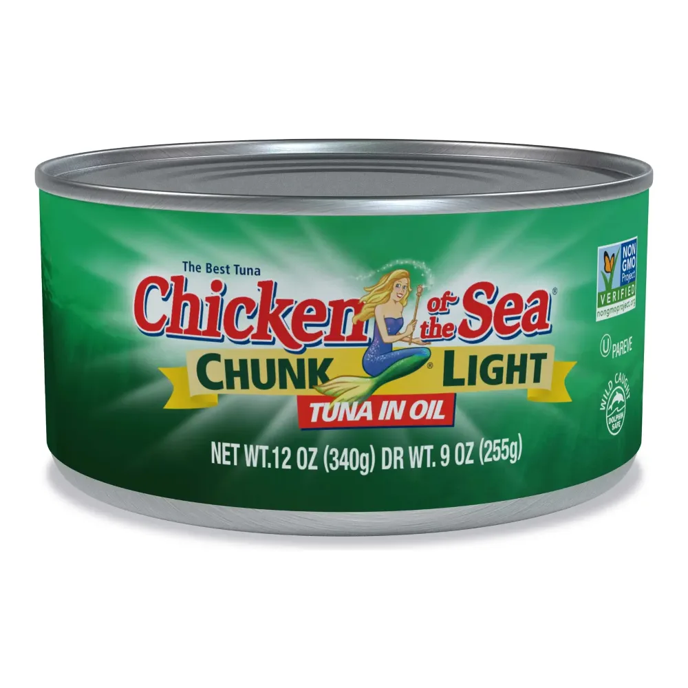 048000004666 CHIX O SEA CHUNK TUNA OIL 12Z - Image 1