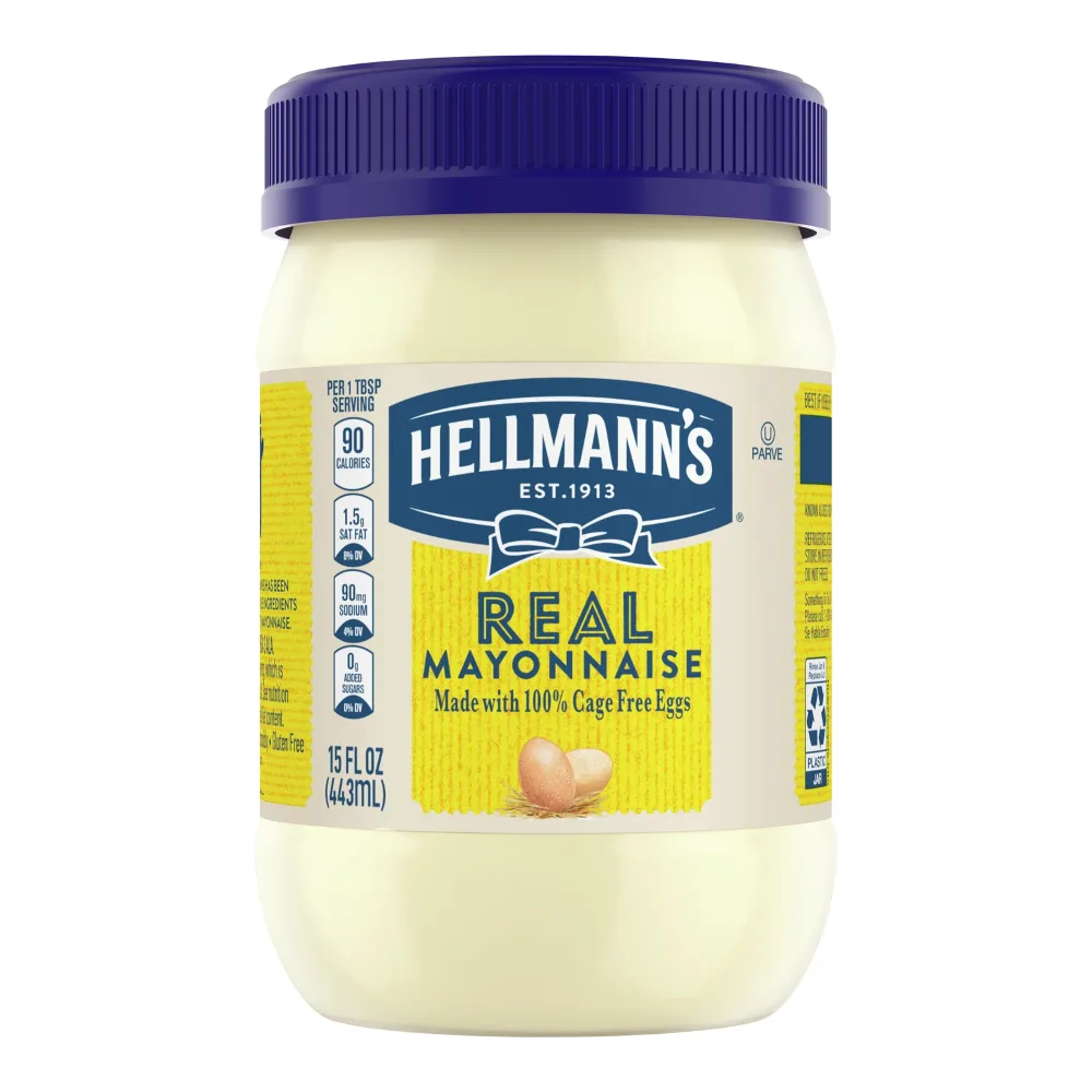 048001213388 HELLMANNS REAL MAYONNAISE 15Z - Image 1