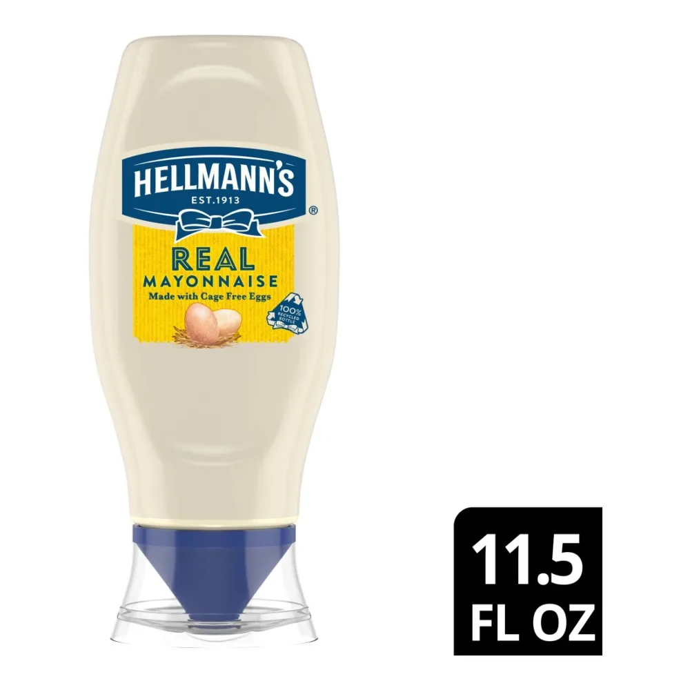 048001353664 HELLMANS REAL MAYO SQUEEZE 11.5Z - Image 1