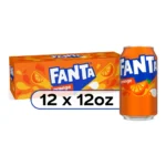 FANTA ORANGE SODA 12PK