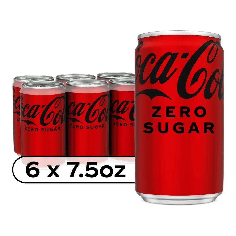 049000061048 COKE ZERO SUGAR 7.5Z/6PK - Image 1