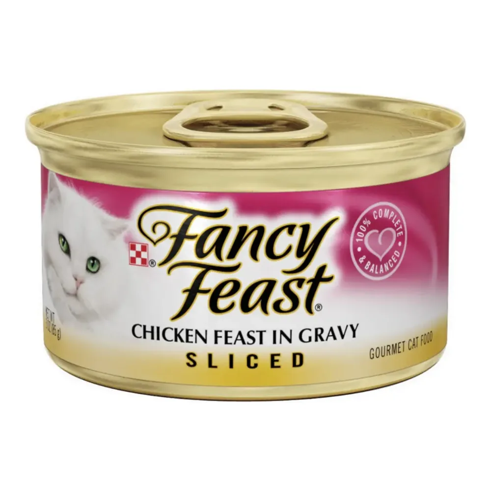 050000032648 FANCY FEAST SLICED CHICKEN 3Z - Image 1