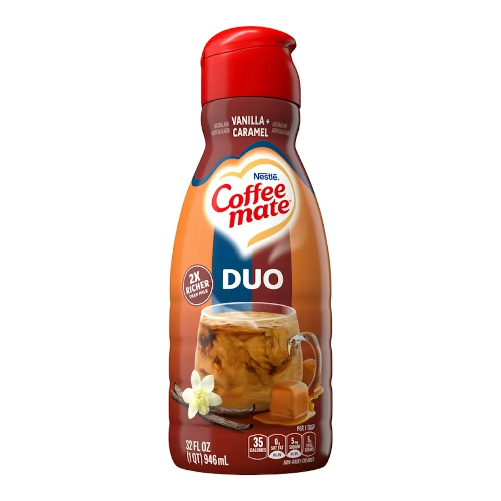050000112340 COFFEE-MATE VANILLA CARAMEL 32Z - Image 1