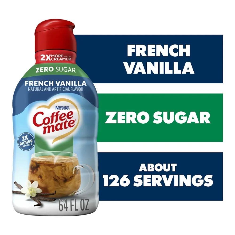 050000497256 COFFEE-MATE S/F FRNCH VANILLA 64Z - Image 1