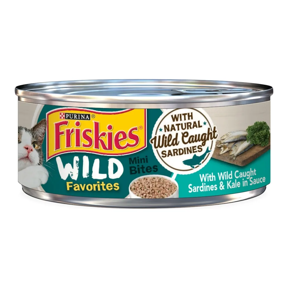050000543298 FRISKIES WILD CAUGHT SARDINES 5.5Z - Image 1