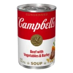 CAMPBELLS BEEF VEG BARLEY SOUP 10Z