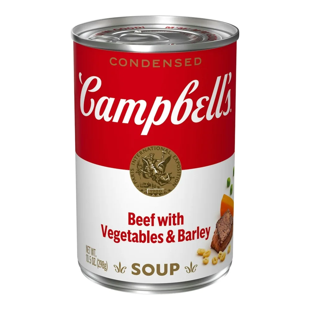 051000011114 CAMPBELLS BEEF VEG BARLEY SOUP 10Z - Image 1