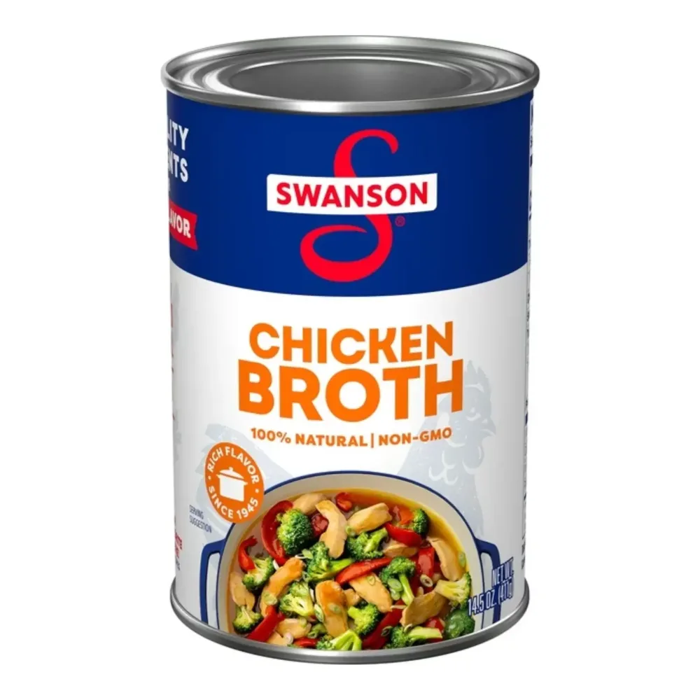 051000024299 SWANSON CHICKEN BROTH 33% 14Z - Image 1