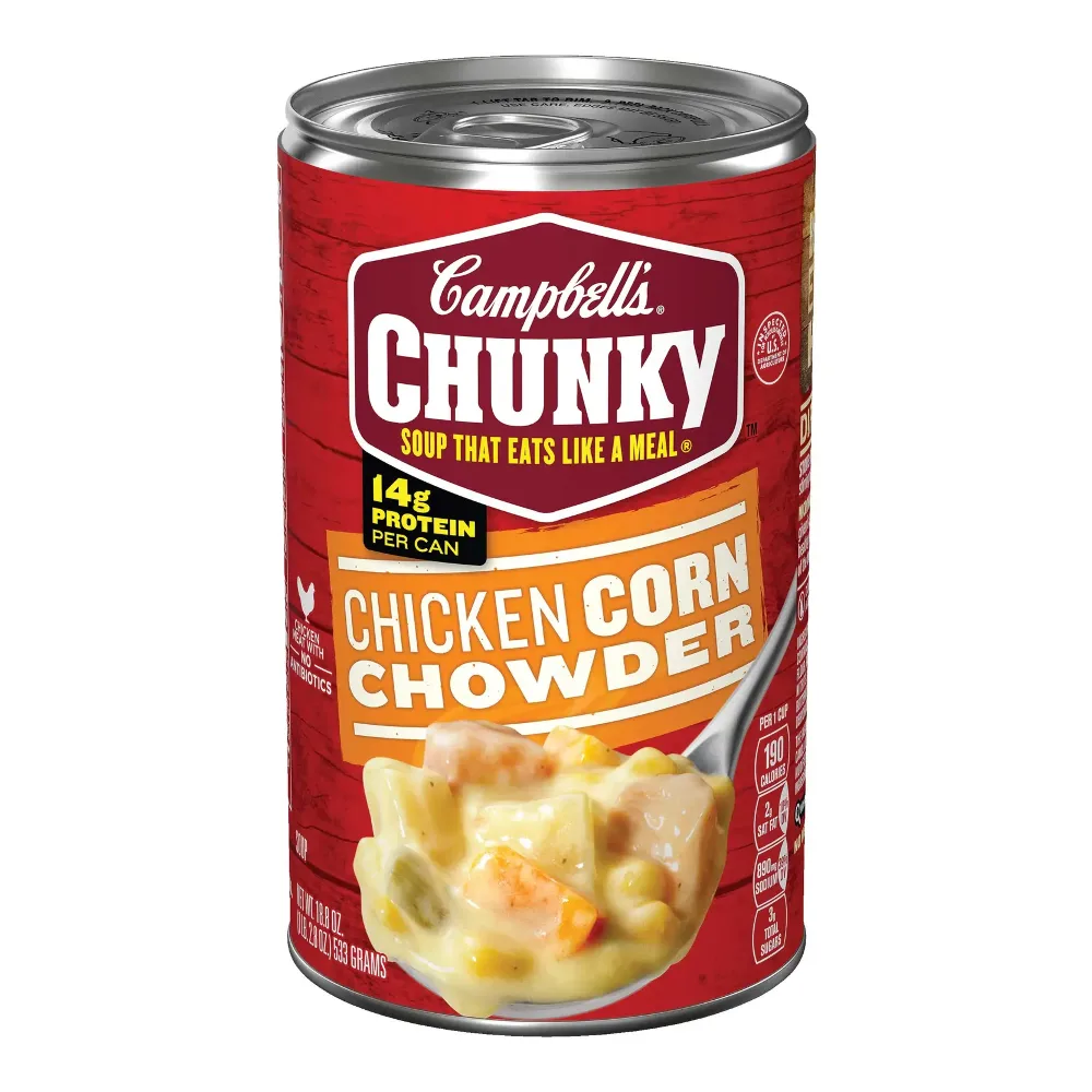 051000038135 CAMPBELLS CHK CORN CHOWDER 18Z - Image 1