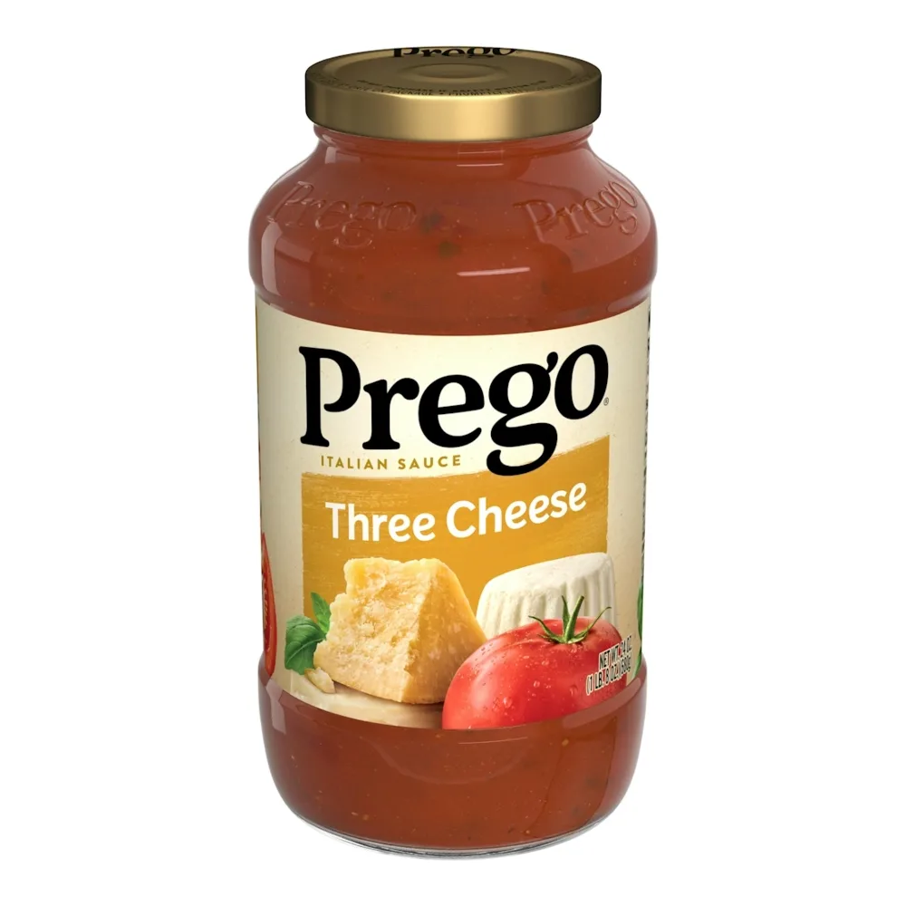 051000050434 PREGO 3 CHEESE SPAGHETTI SC 24Z - Image 1