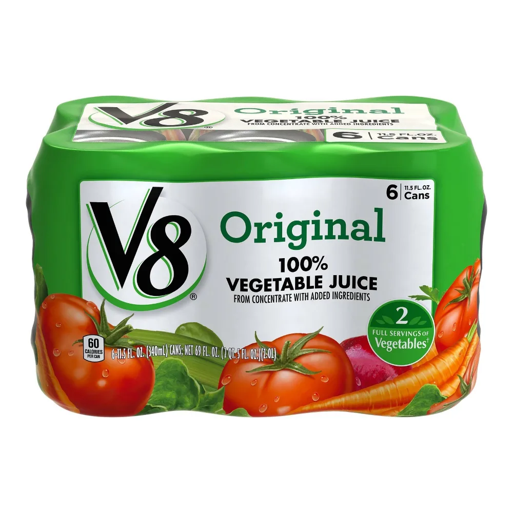 051000153180 V8 VEGETABLE JUICE 6PK - Image 1