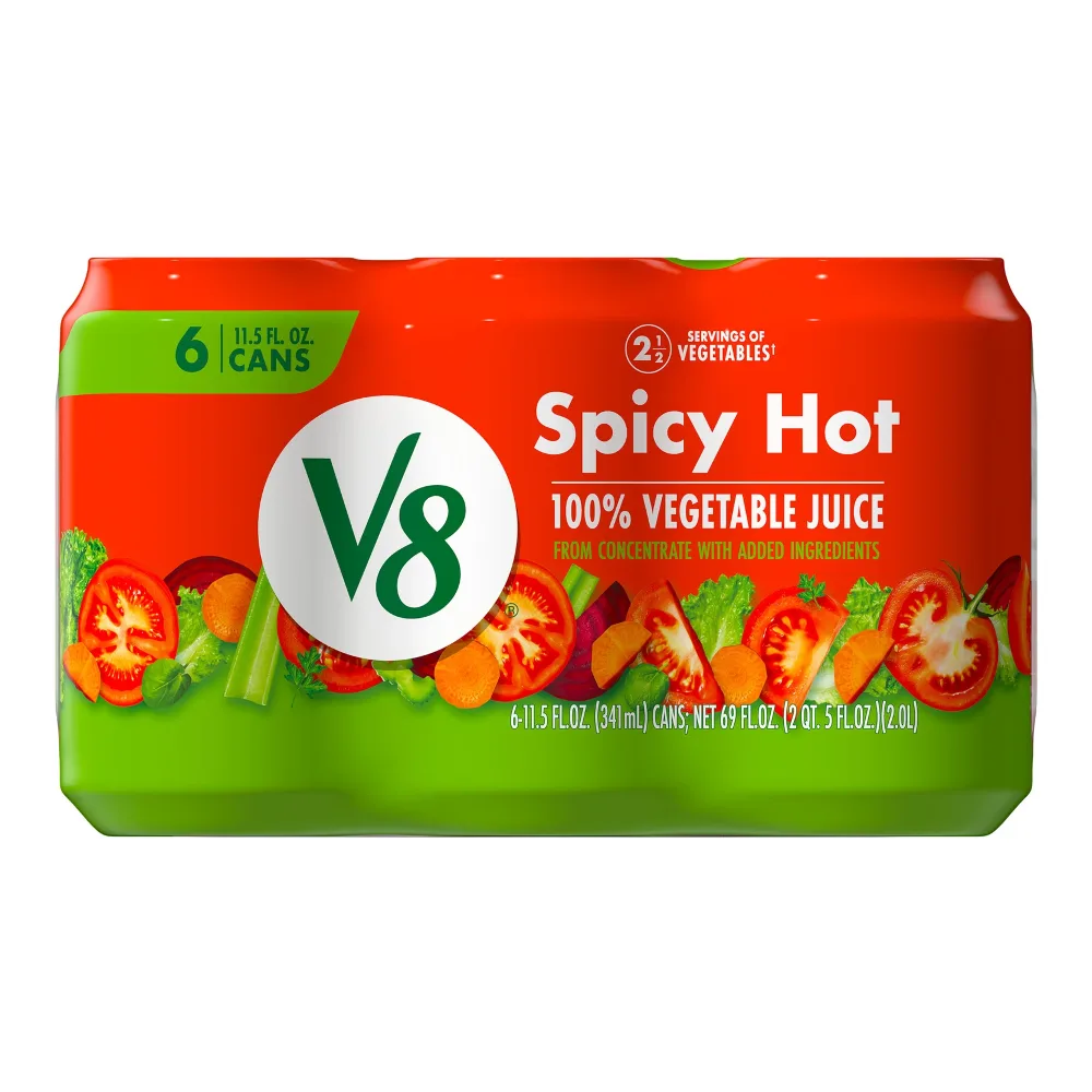 051000185969 V8 VEGETABLE SPICY HOT 6PK - Image 1