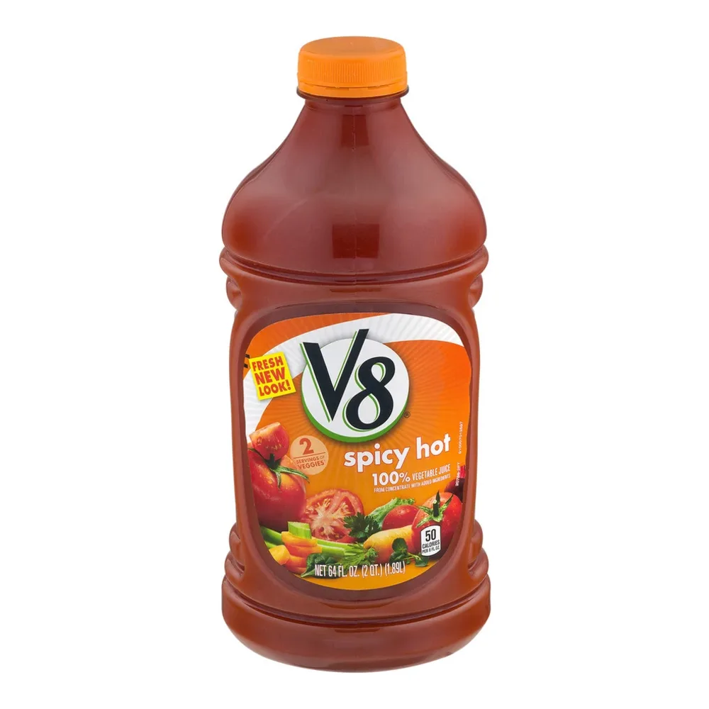 051000207883 V8 SPICE HOT VEG JUICE 64Z - Image 1