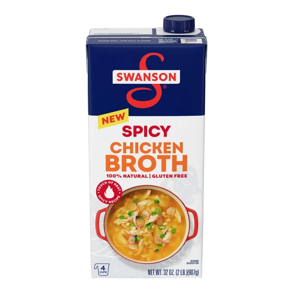 051000288530 CAMPBELL CKN BROTH SPICY 32Z - Image 1