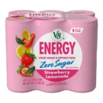 V8 ENERGY ZERO STRB LMNADE 6PK