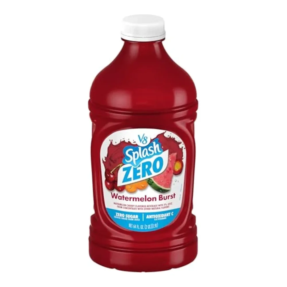 051000297921 V8 SPLASH ZERO WATERMELON BRUST JUICE 64Z - Image 1