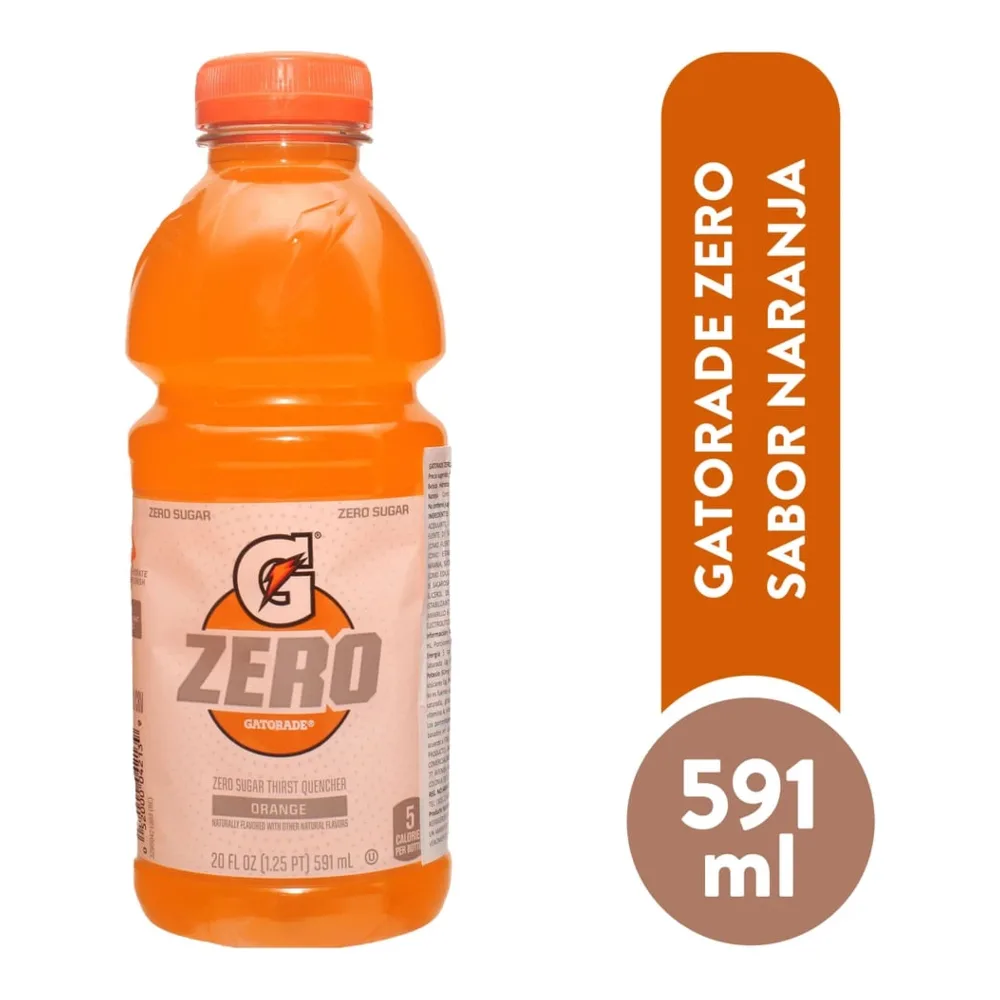 052000042139 GATORADE ORANGE ZERO 20Z - Image 1