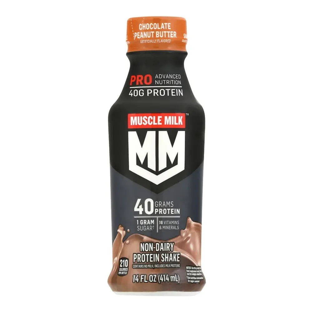 052000051179 MUSCLE MILK CHOC PBR PRO 40 14Z - Image 1
