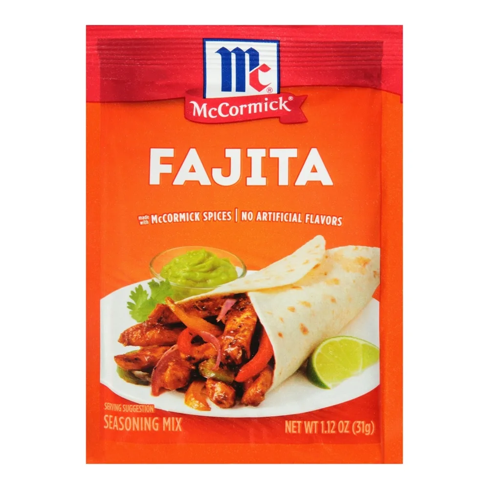 052100021218 MCCORMICK FAJITA MIX 1Z - Image 1