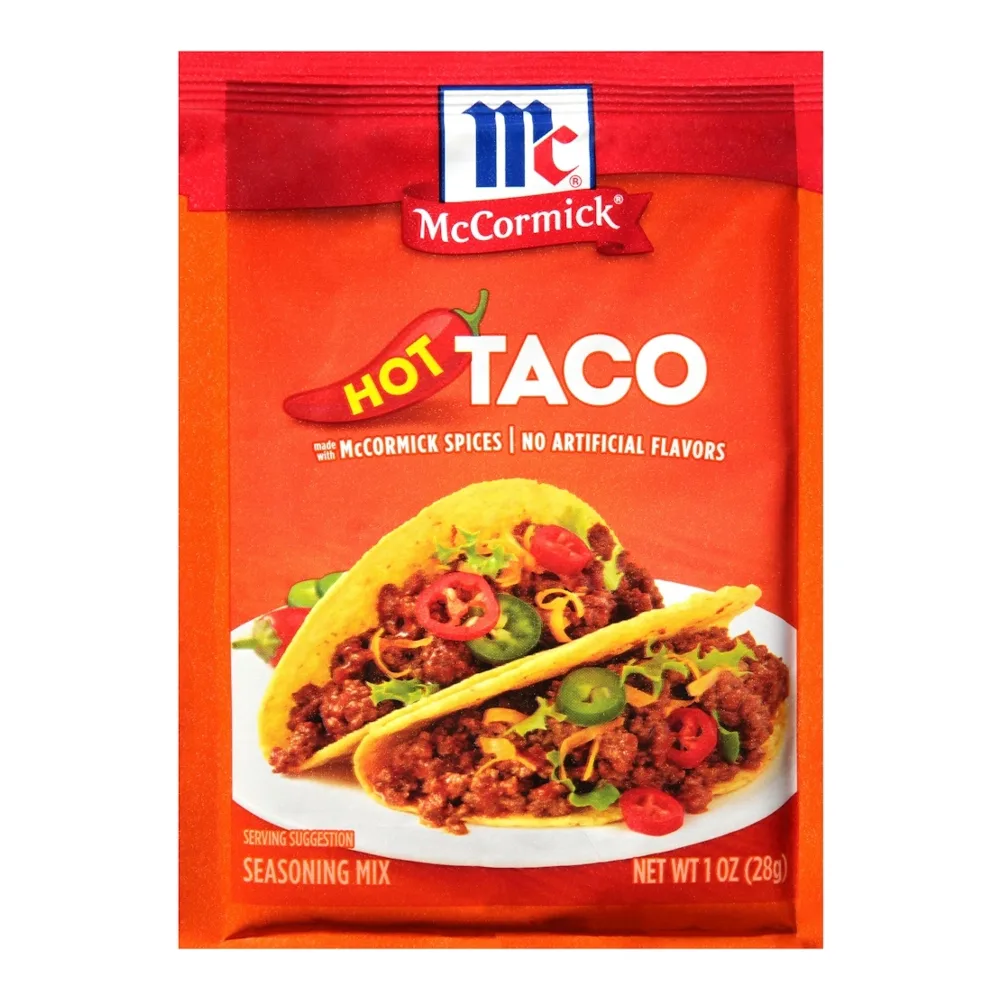 052100034966 MCCORMICK HOT TACO SEASONING 1Z - Image 1
