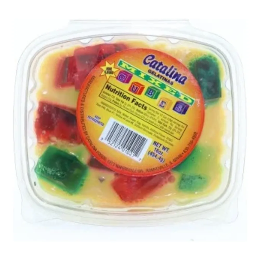 052124010212 CATALINA GELATINAS MIXED CUBES 16Z - Image 1