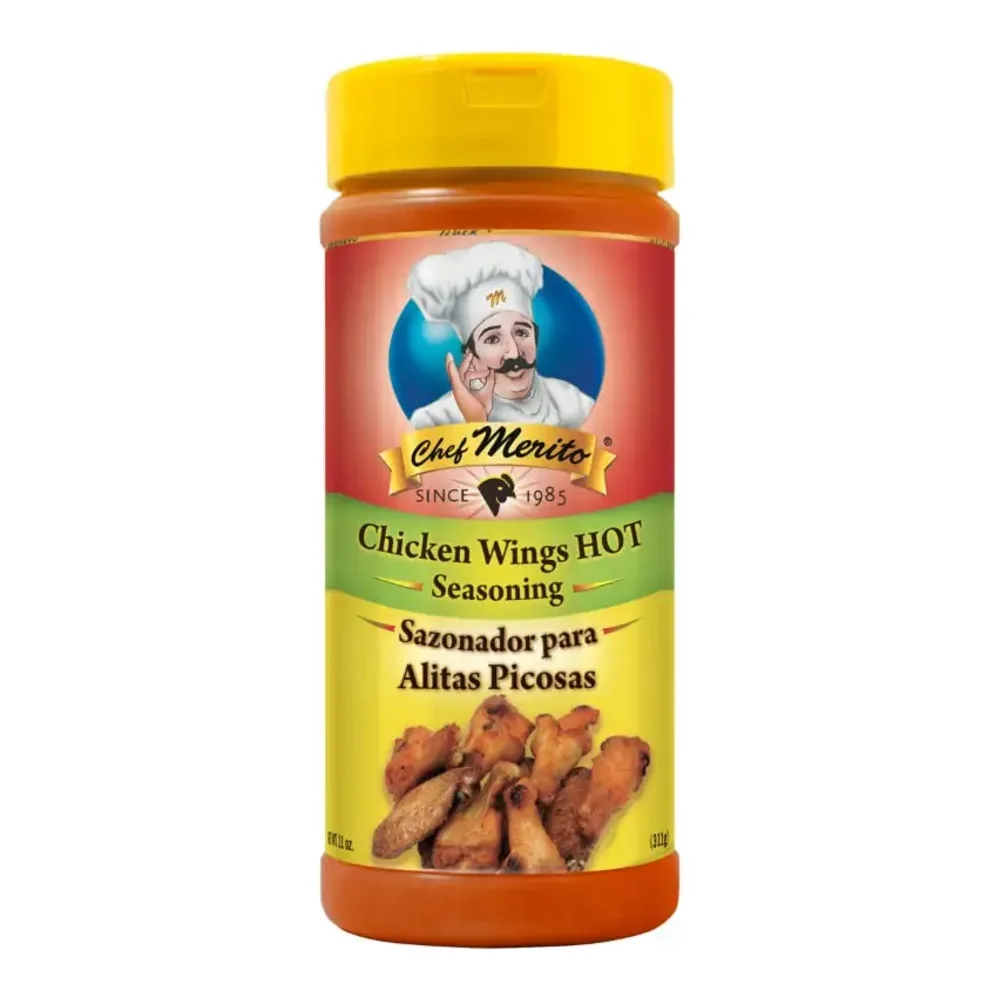 052287021964 CHEF MERITO CHK WINGS HOT 11Z - Image 1