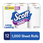 SCOTT 1000 WHITE BATH 12-ROLLS
