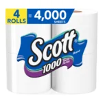 SCOTT 1000 WHITE BATH 4 ROLLS