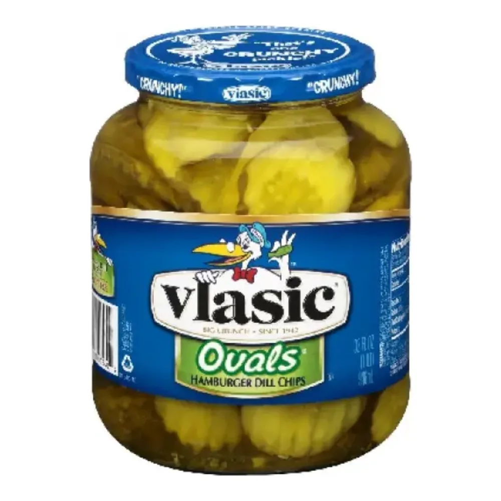 054100015402 VLASIC HAMB DILL OVALS 32Z - Image 1
