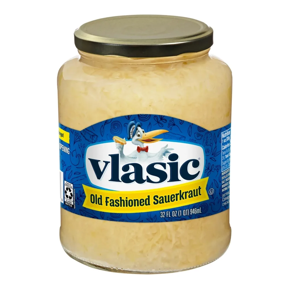 054100030009 VLASIC OLD FASHION SAUERKRAUT 32Z - Image 1