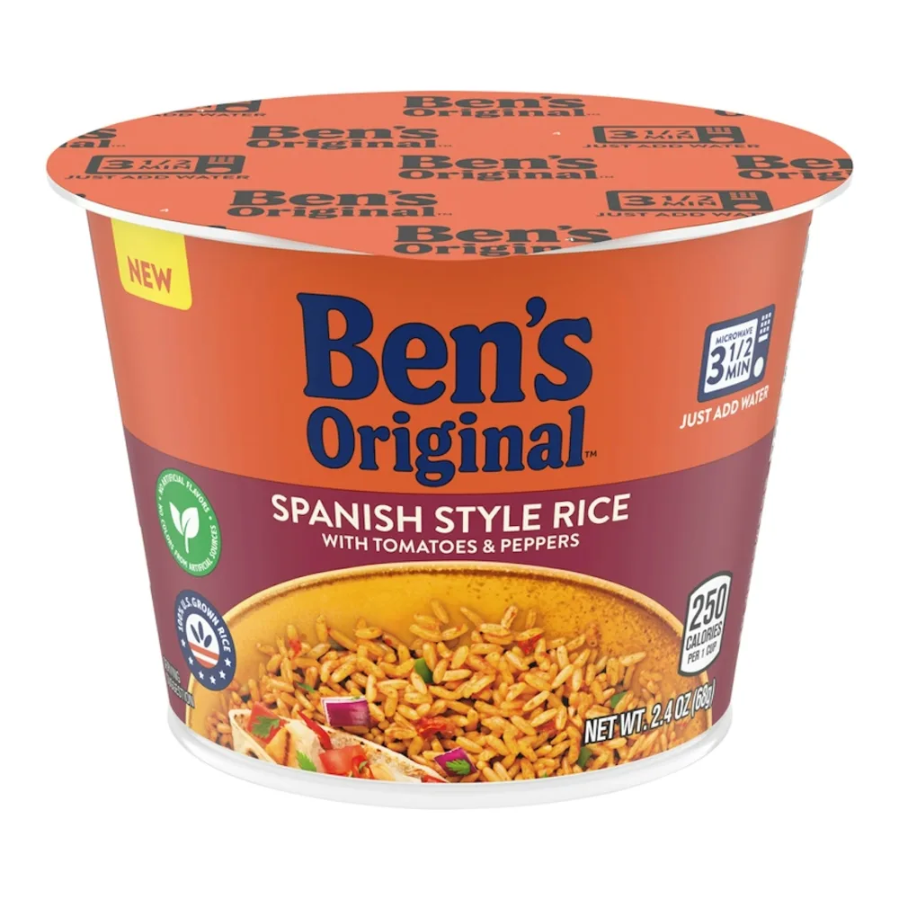 054800426140 BENS ORG APANISH STYLE RICE CUP 2.4Z - Image 1