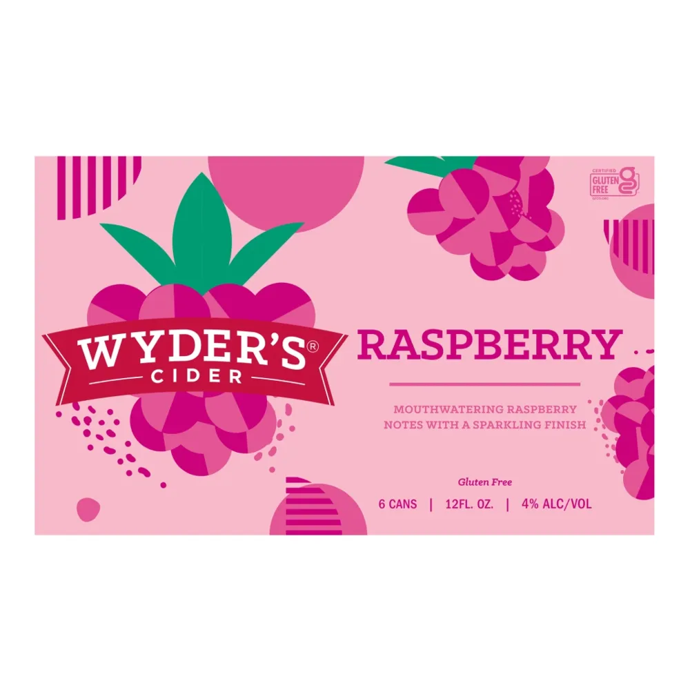 063791001373 WYDERS CIDER RASPBERRY 12Z/6PK - Image 1