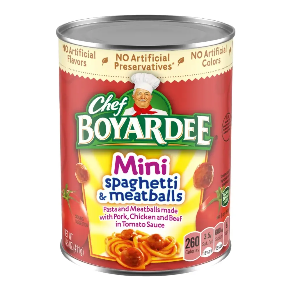 064144048816 CHEF BOYARDEE MINI SPAG MTBAL 14Z - Image 1