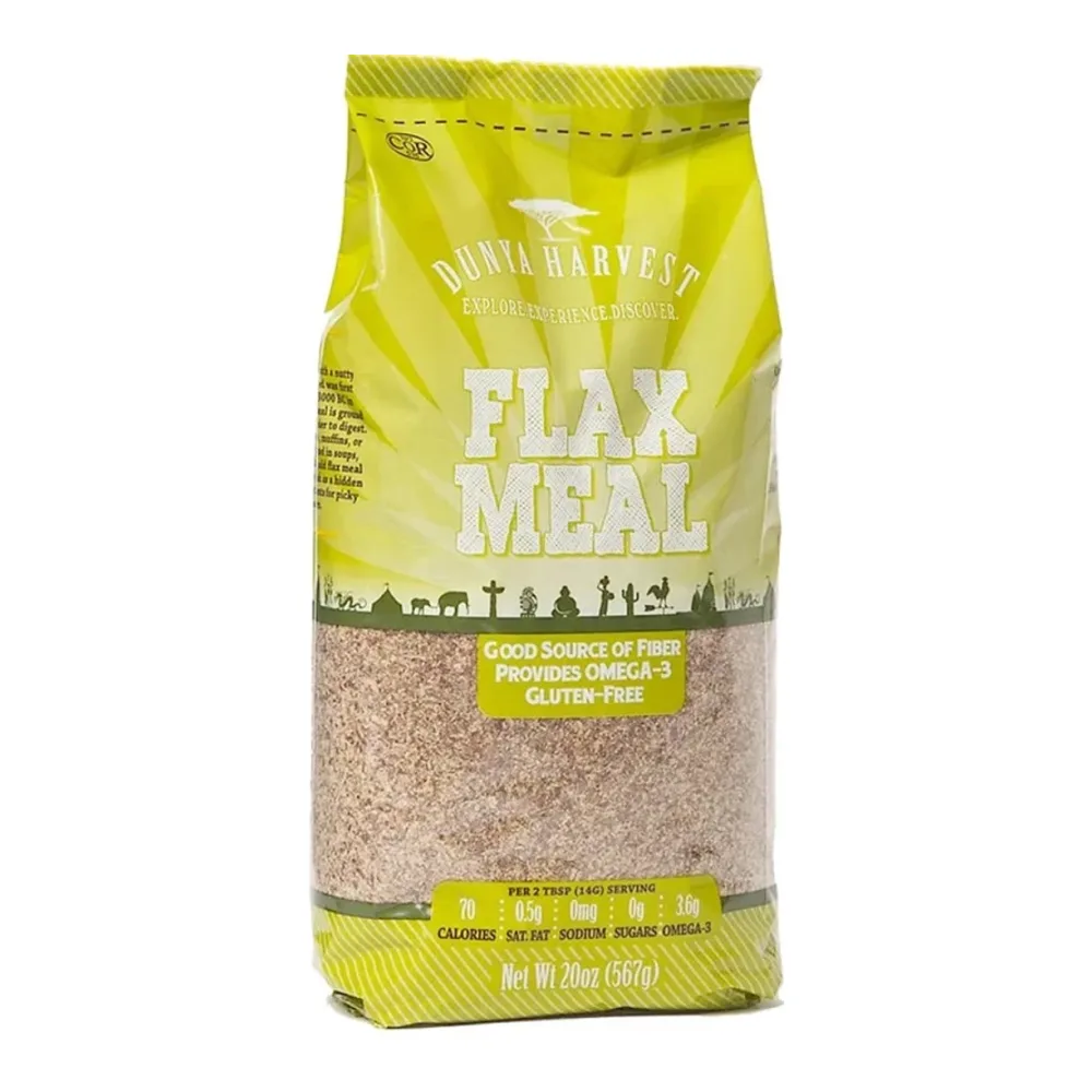 066844503534 DUNYA HARVEST FLAX MEALL 20Z - Image 1