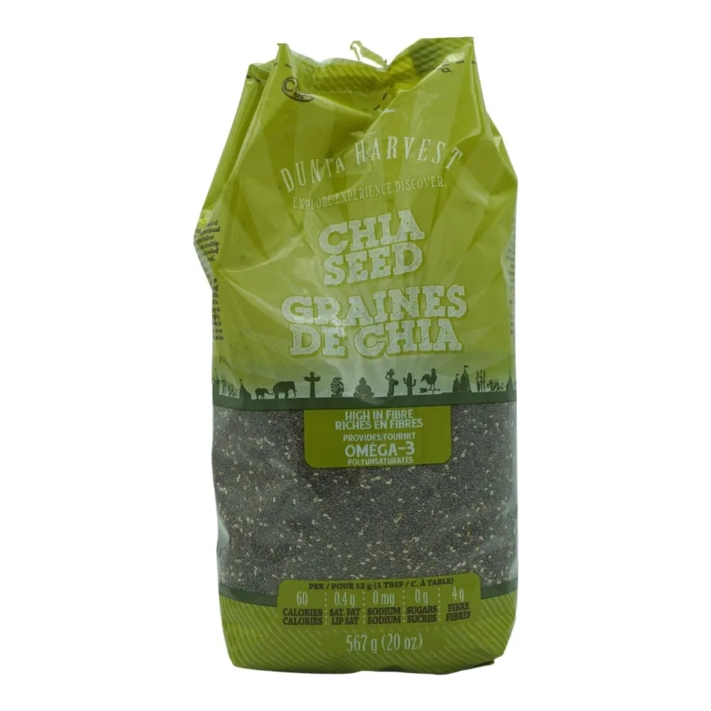 066844503701 DUNYA HARVEST CHIA SEEDS 20Z - Image 1