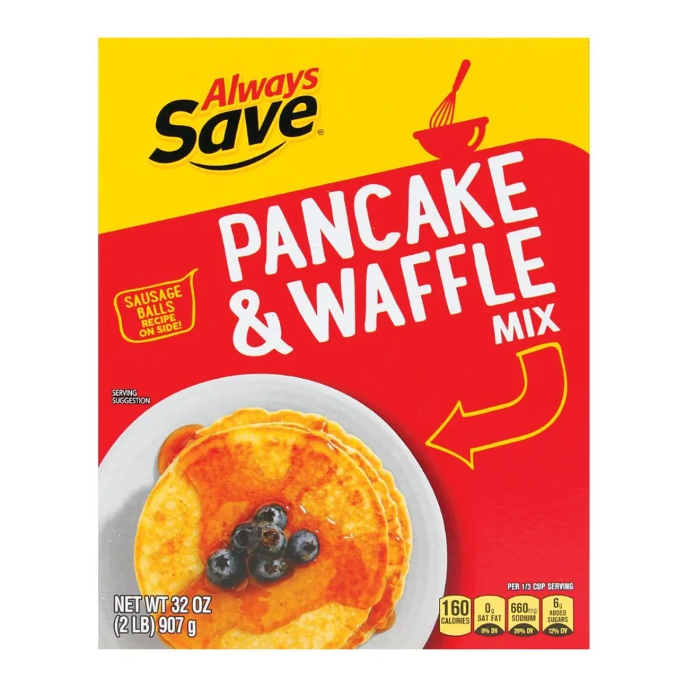 070038302100 ALWAYS SAVE PANCAKE MIX 32Z - Image 1