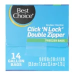 BCT-CH ZIPPER FREEZER BAG 14CT