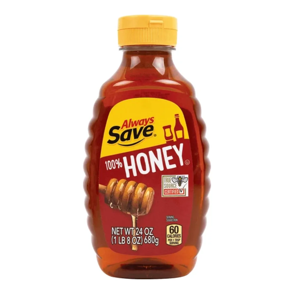070038331773 ALWAYS SAVE HONEY SQZ 24Z - Image 1