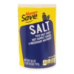 ALWAYS SAVE PLAIN SALT 26Z