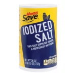 ALWAYS SAVE IODIZED SALT 26Z
