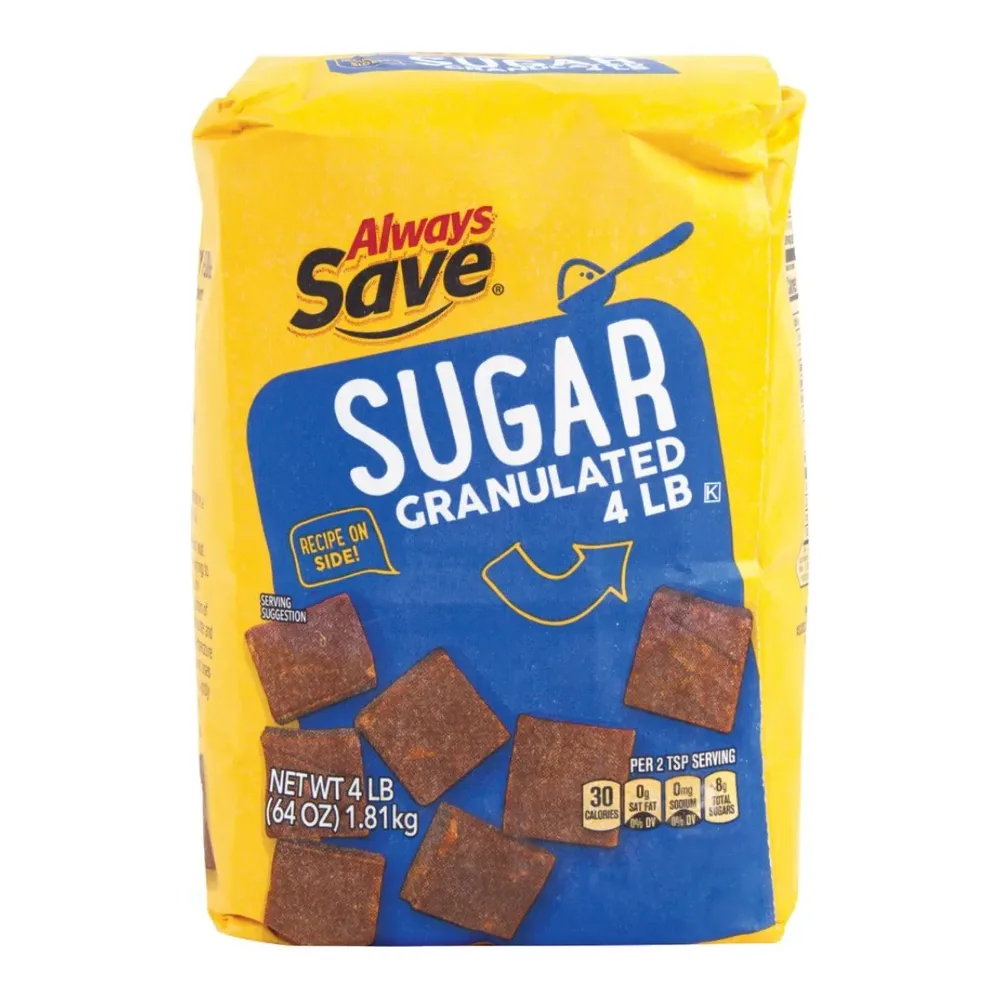 070038344407 ALWAYS SAVE SUGAR 4LB - Image 1