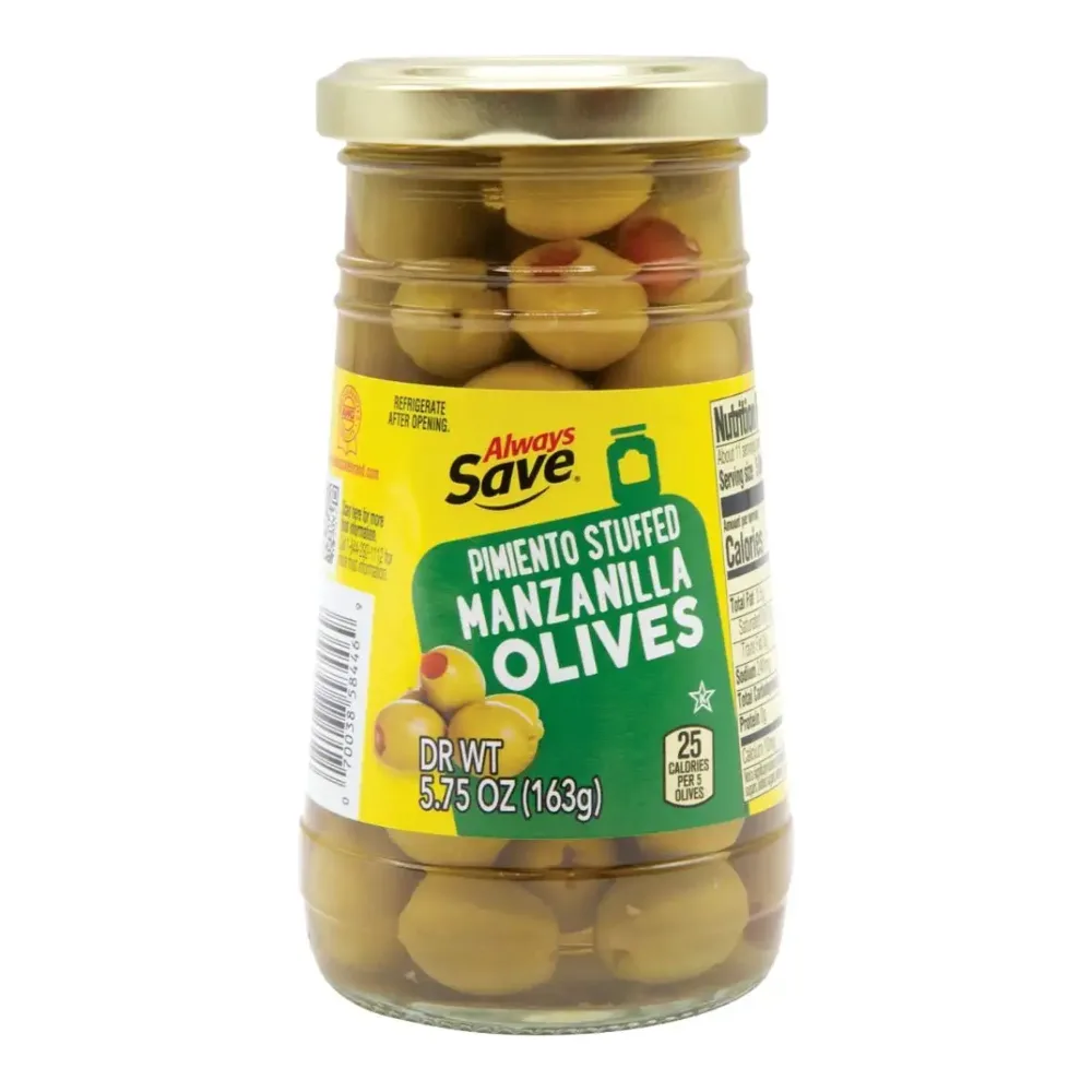 070038584469 ALWAYS SAVE STFD MANZ OLIVES 5Z - Image 1