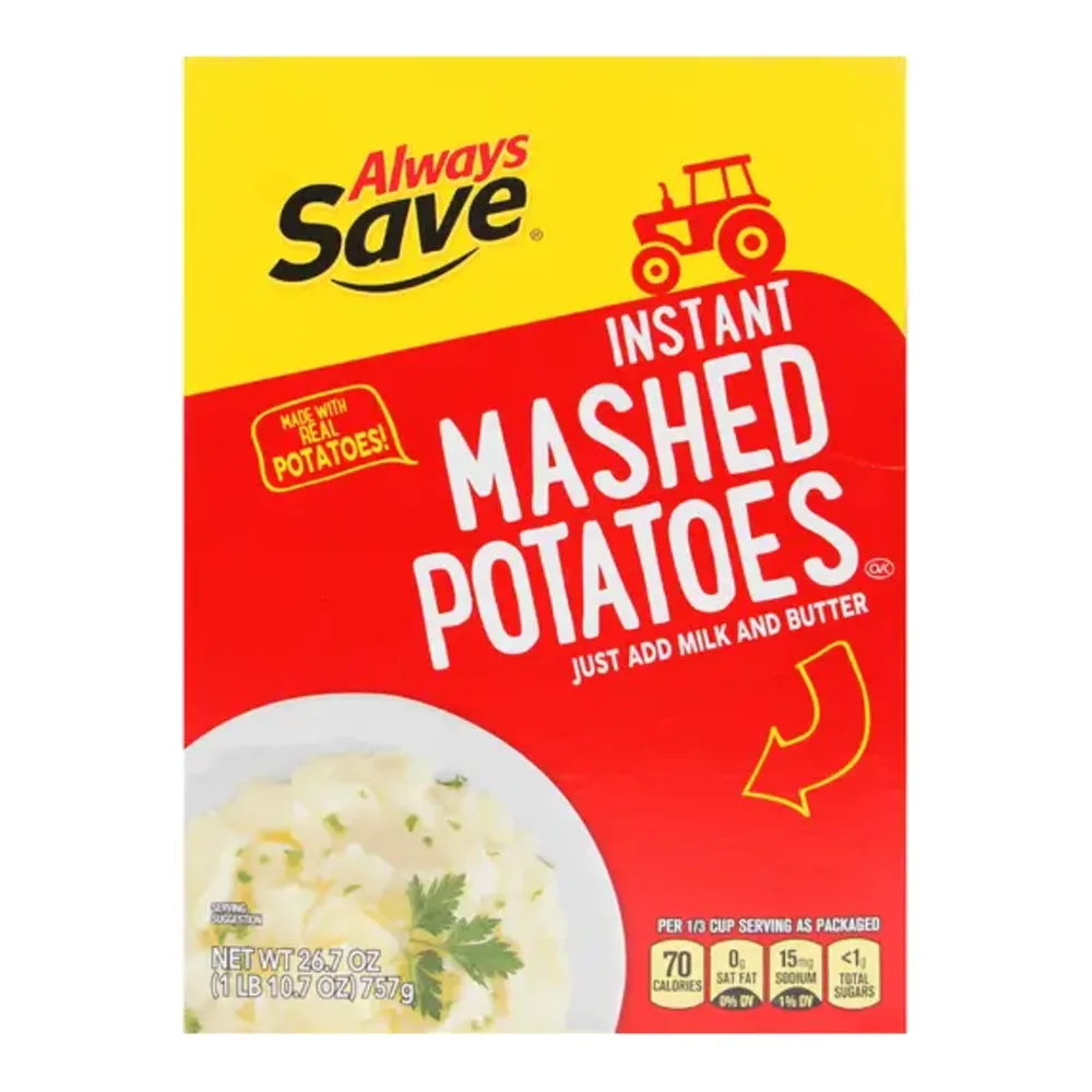 070038595359 ALWAYS SAVE POTATO FLAKE 26Z - Image 1