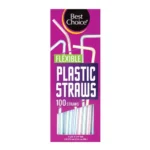 BST-CH FLEX STRAWS 100CT