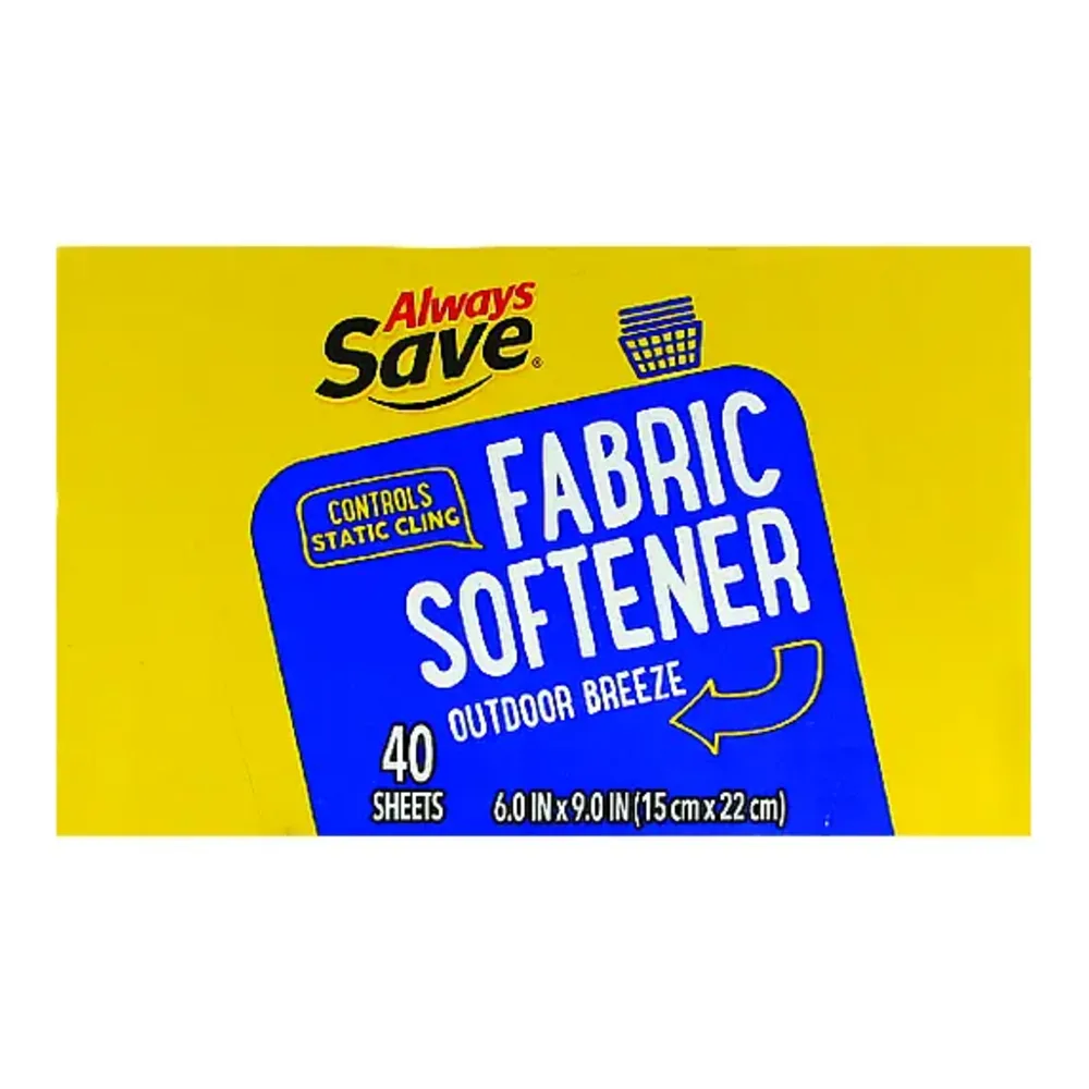 070038622710 ALWAYS SAVE FAB SOFT SHEETS 40CT - Image 1
