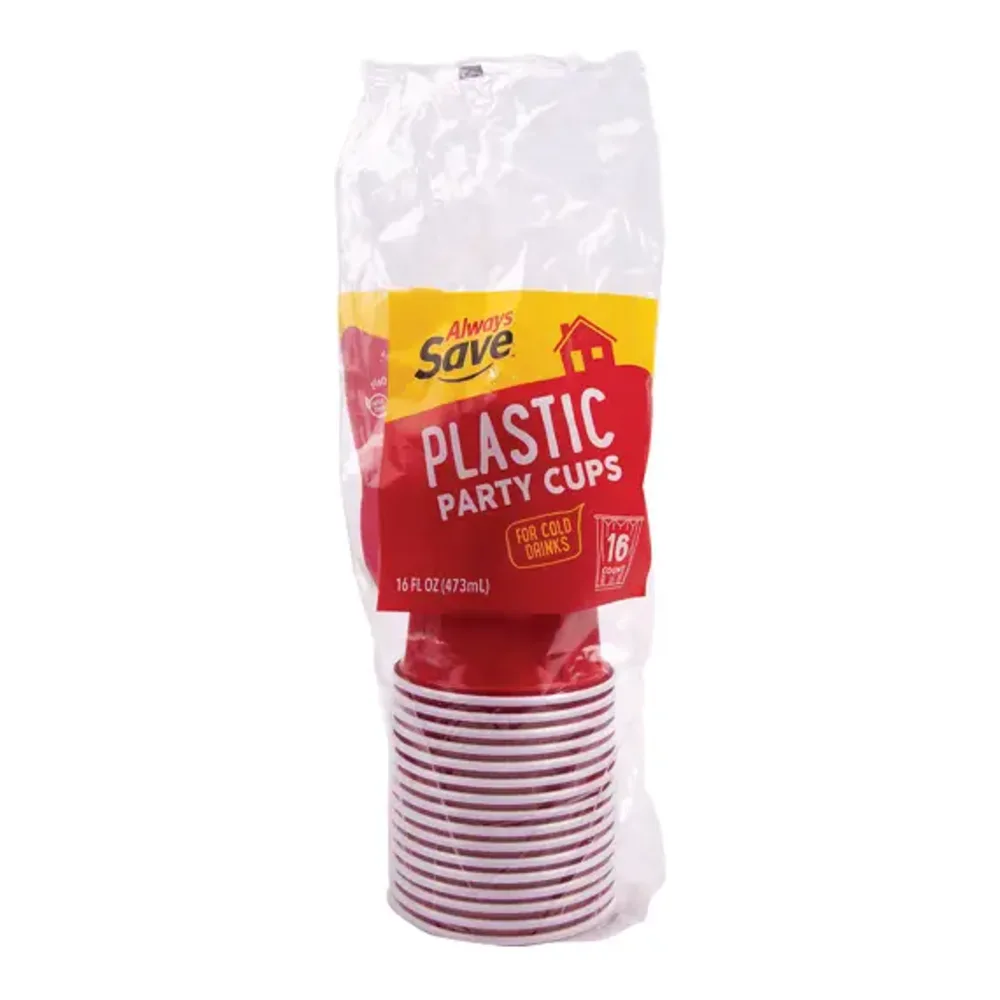 070038645252 ALWAYS SAVE RED CUP 16Z/16CT - Image 1