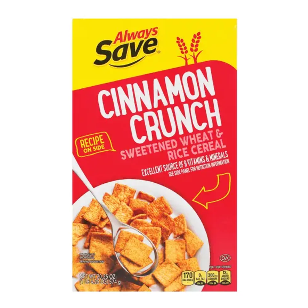 070038668237 AL SAVE CINNAMON CRUNCH 20.25Z - Image 1