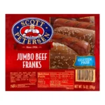 SCOTT PETE JUMBO BEEF FRANKS 16Z