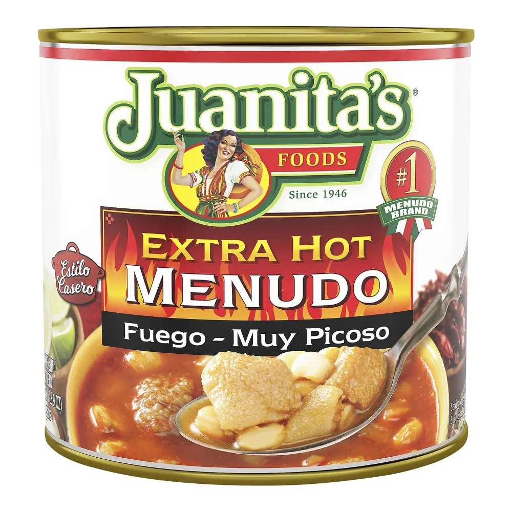 070132102309 JUANITAS EXTRA HOT MENUDO 25Z - Image 1