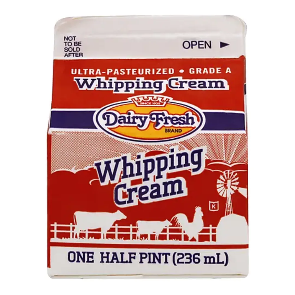 070163900806 DAIRY FRESH HEAVY WHIPPING CREAM 8Z - Image 1